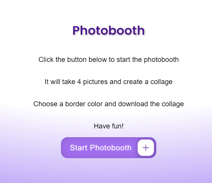 Photobooth Project